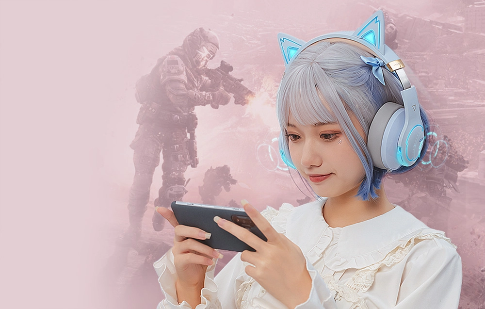 Игровые наушники Edifier G5BT Cat (Pink, Blue, Black, Light blue) характеристики