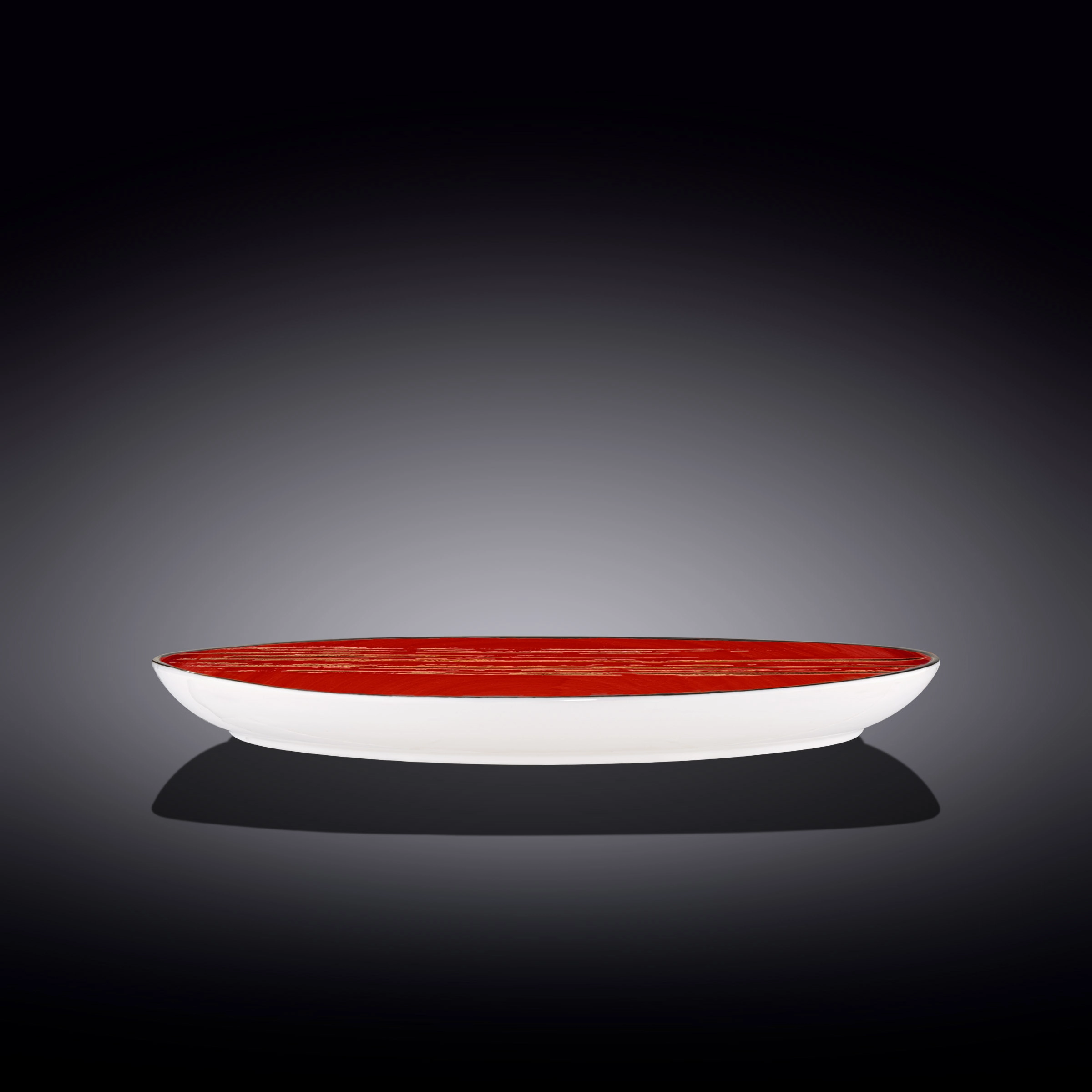 Блюдо в форме камня Wilmax 33x24,5 см WL‑668242/A (Красный) недорого