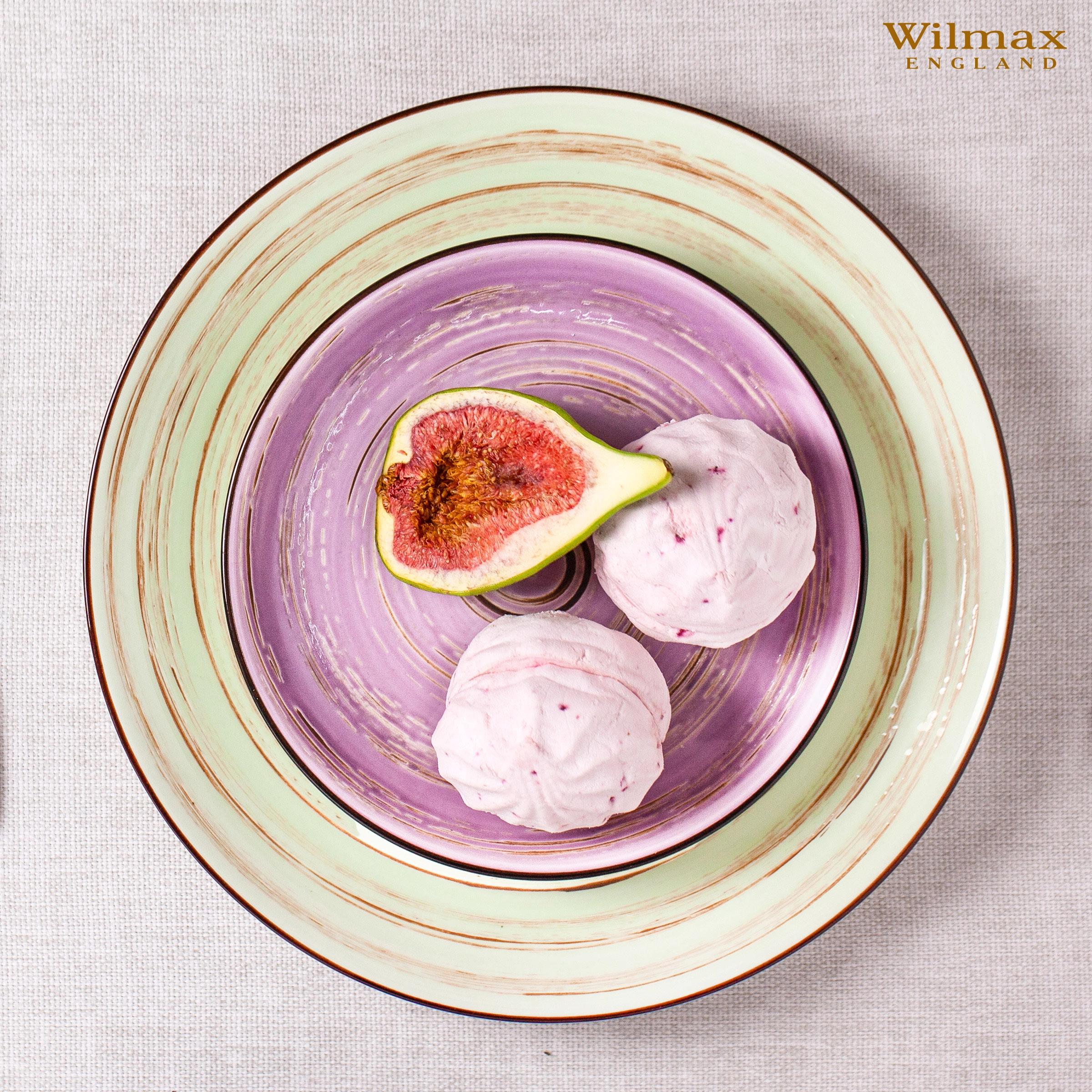 Wilmax WL‑669711/A dumaloq tarelkasi, 18 sm (lavanda rang) O'zbekistonda