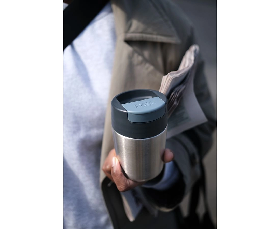 Термокружка Joseph Joseph Sipp Steel 340 мл антрацит 81125 характеристики