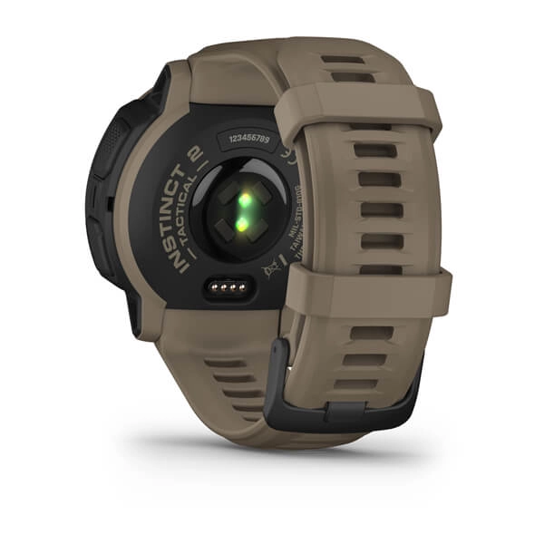 Garmin INSTINCT 2 SOLAR Tactical Edition Coyote smart-soati xususiyatlar