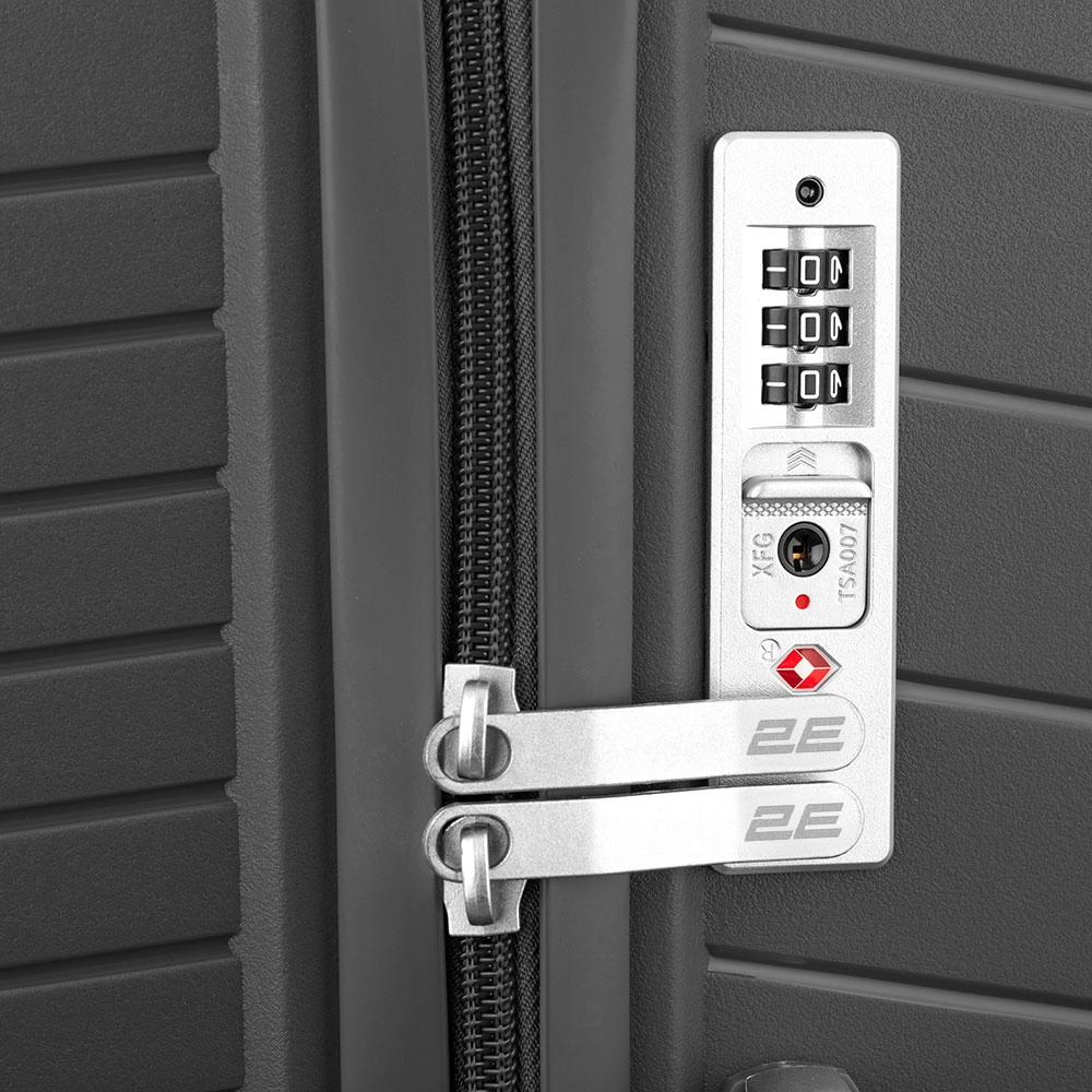 2E Sigma (kichik) Graphite plastik chemodani xususiyatlar