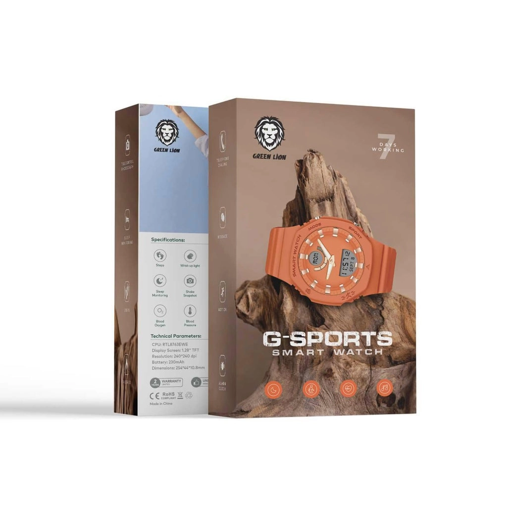 Green Lion G-Sports Smart Watch оранжевый онлайн