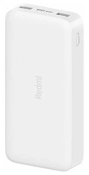 Xiaomi Redmi Power Bank 10000 mAh oq tashqi akkumulyatori arzon