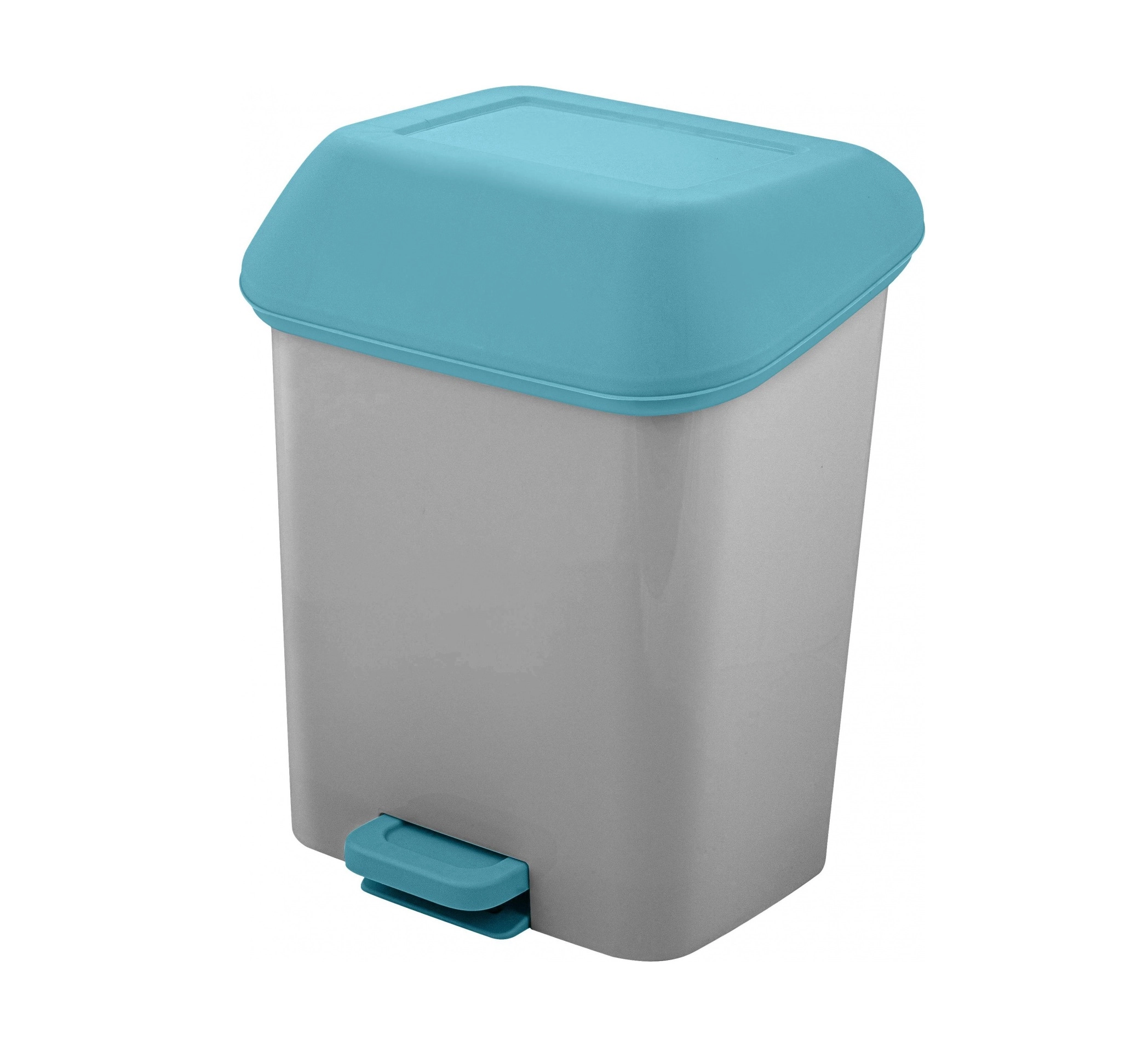 Мусорное ведро с педалью Spin&Clean Step с внутренним ведром, 15л небесный sotib olish