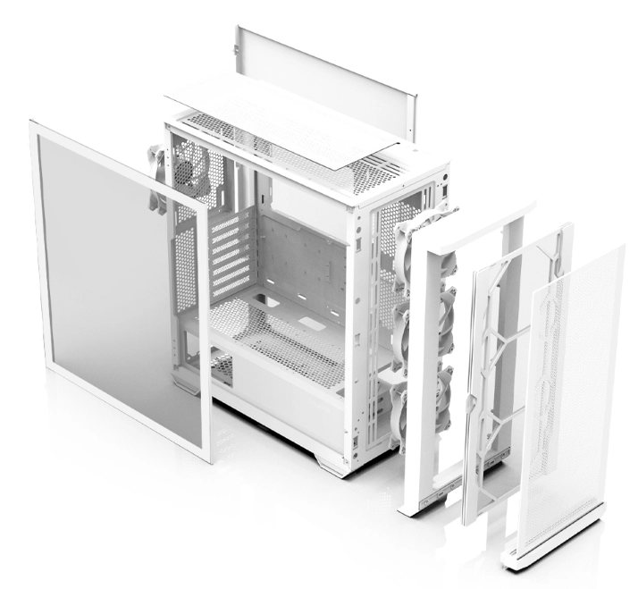 Zalman Z10 DUO oq kompyuter korpusi xususiyatlar