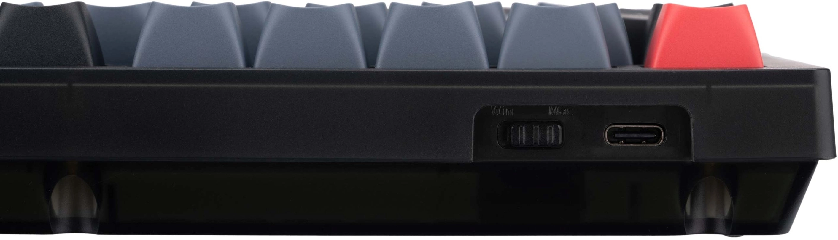 Klaviatura Keychron V1 84 Key QMK Gateron G PRO Red Hot-Swap RGB Knob Frosted Black xususiyatlar