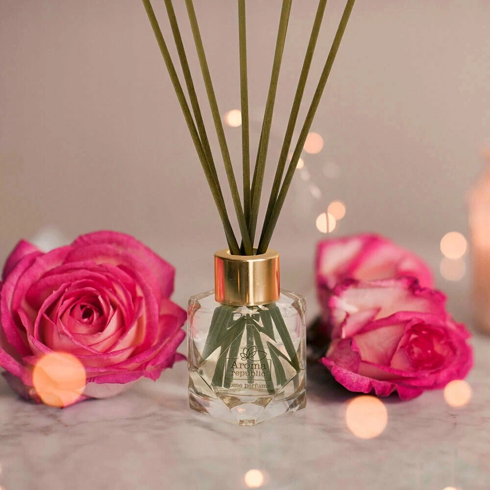 Shisha flakondagi aromatik diffuzor Aroma Republic "No58 Magical freesia" 30 ml xususiyatlar