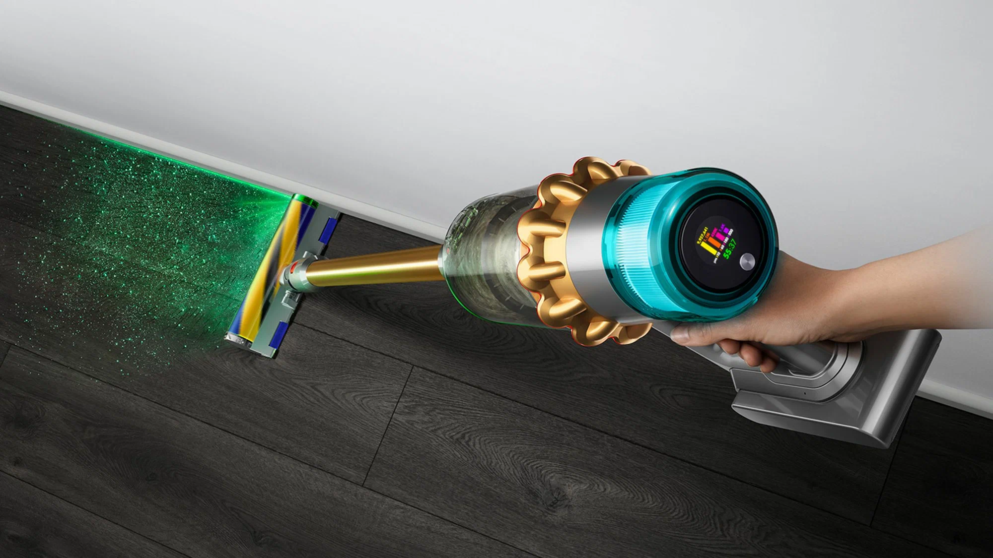 Пылесос Dyson V15 Detect Absolute Gold характеристики