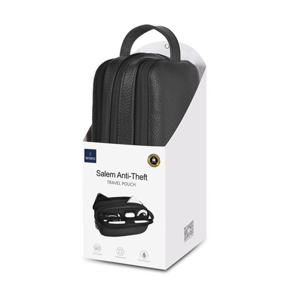 Wiwu Salem Anti-Theft Travel Pouch  sumkasi, Black xususiyatlar