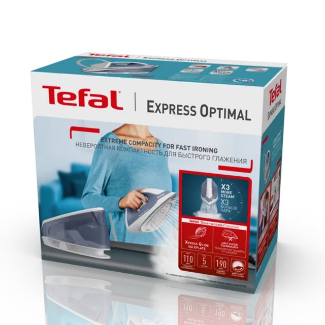 Парогенератор Tefal Express Optimal SV4110E0 - фото №9 Парогенератор Tefal Express Optimal SV4110E0 характеристики