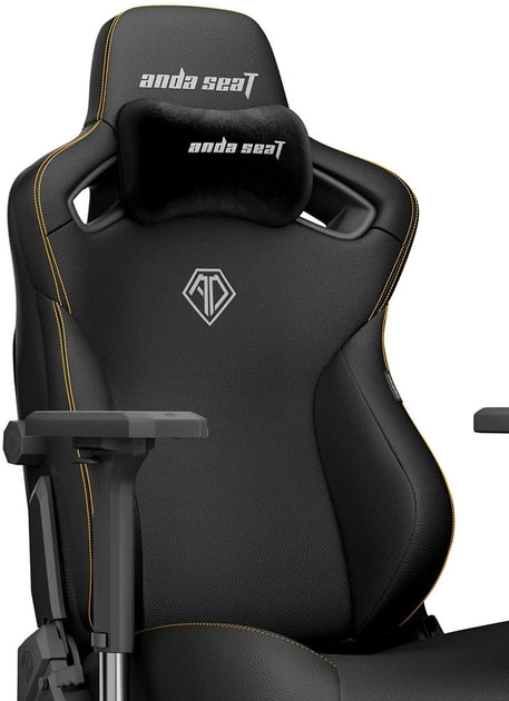 Anda Seat Kaiser 3 Size XL Black PVC o‘yin kreslosi xususiyatlar