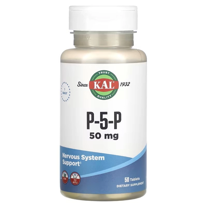 KAL, P-5-P, 50 mg, 50 tabletka (52609) sotib olish