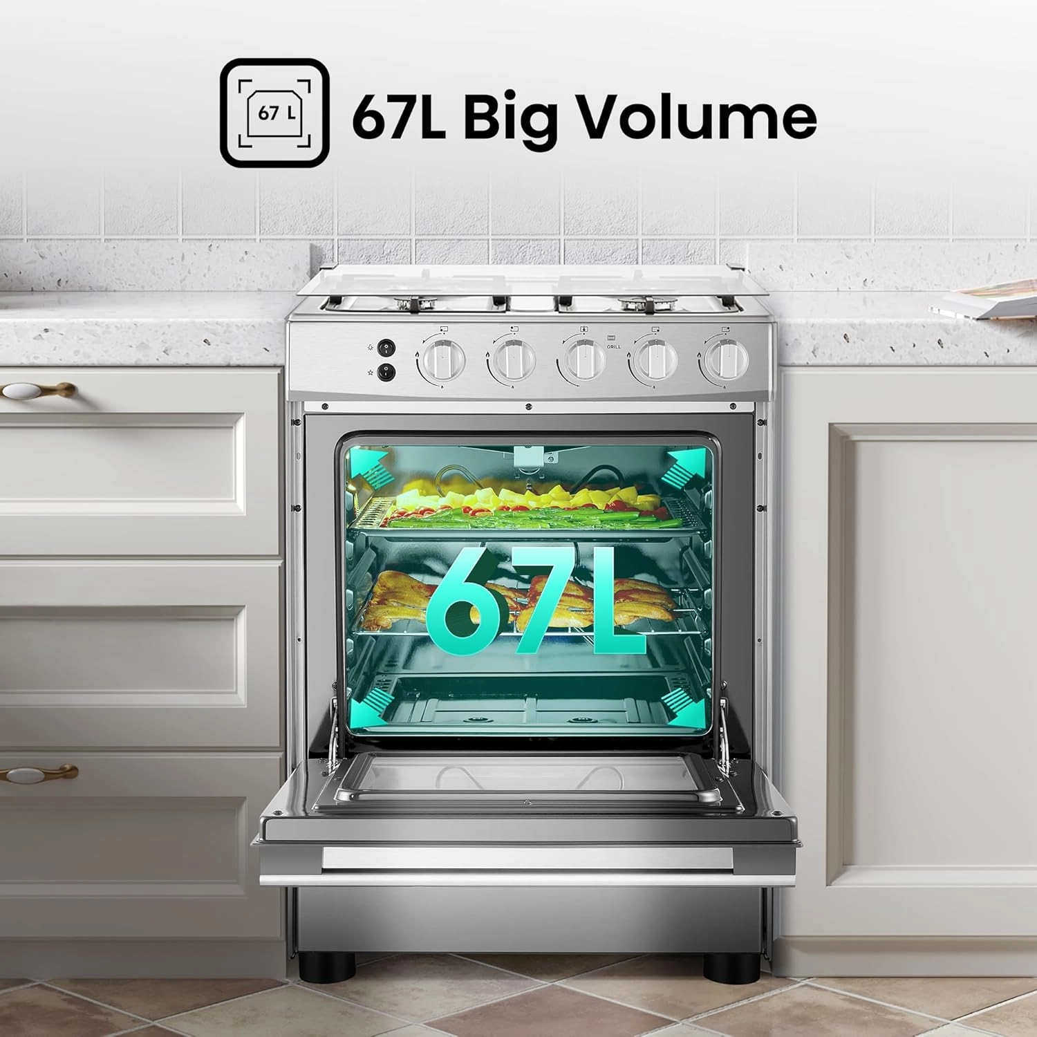 Hisense HFG60121X gaz plitasi xususiyatlar