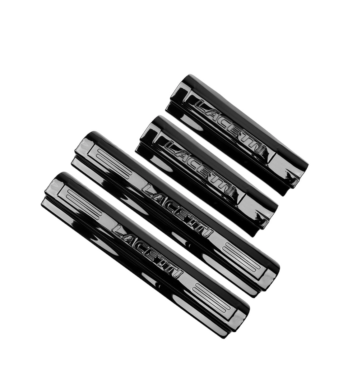 Lacetti avtomobili uchun qora nikel ostona to'shamalari sotib olish