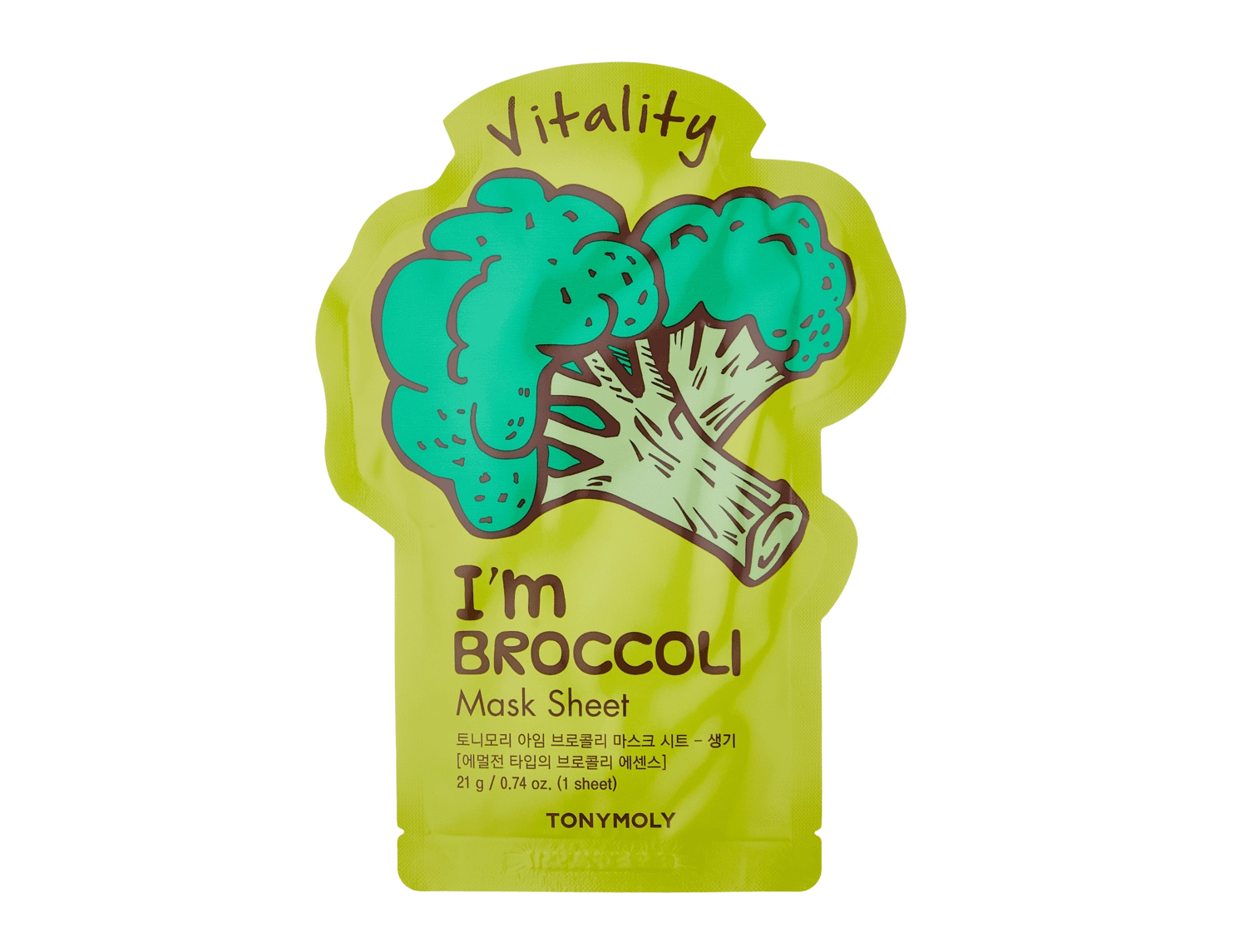 МАСКА ДЛЯ ЛИЦА С ЭКСТРАКТОМ БРОККОЛИ I'M BROCCOLI MASK SHEET – VITALITY Производитель: Tony Moly купить