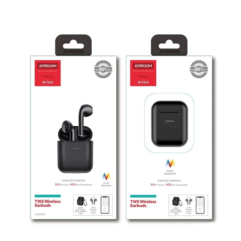 JOYROOM JR T03S qora simsiz quloqchini O'zbekistonda