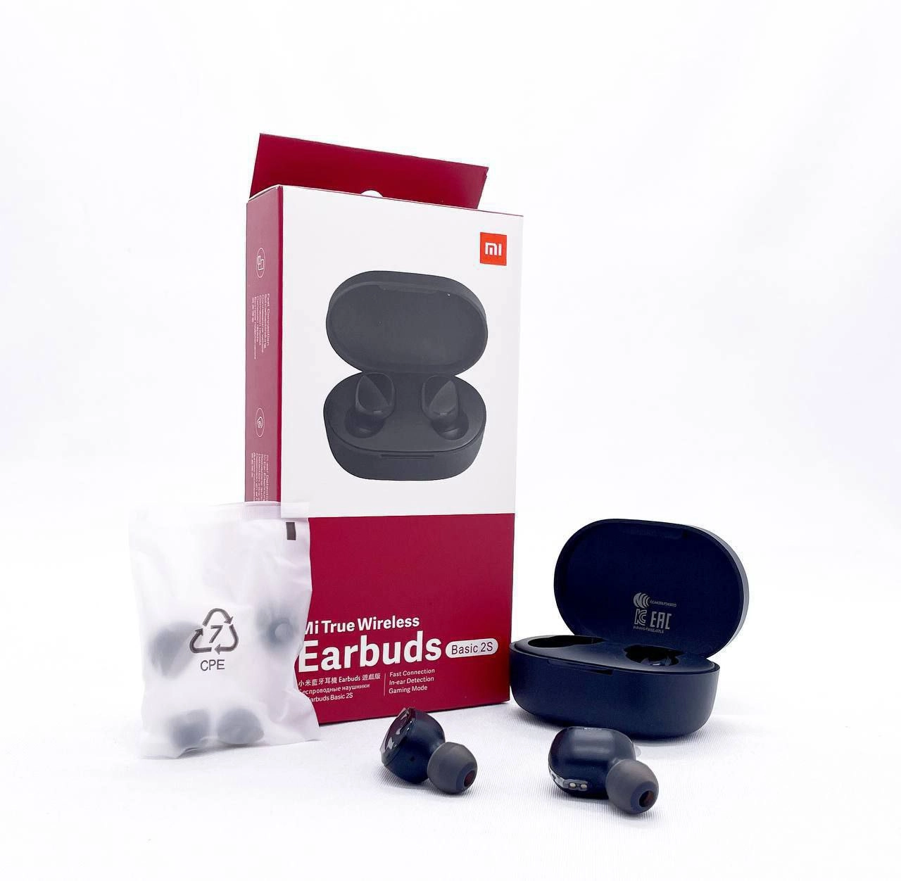 Xiaomi Mi True Wireless Earbuds Basic 2S, qora simsiz quloqchini O'zbekistonda