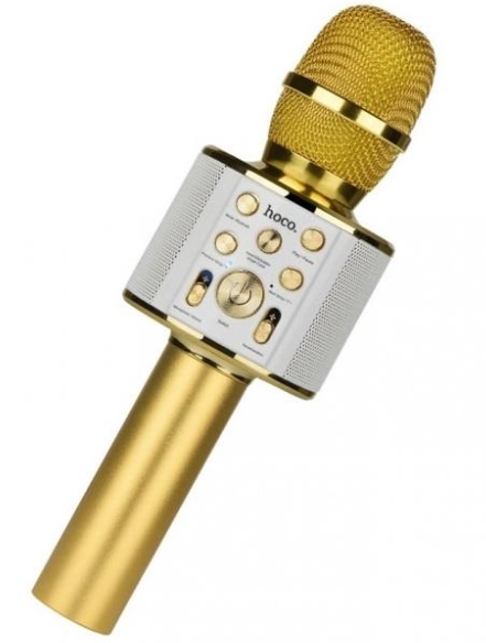 Караоке-микрофон Hoco BK3 Gold недорого