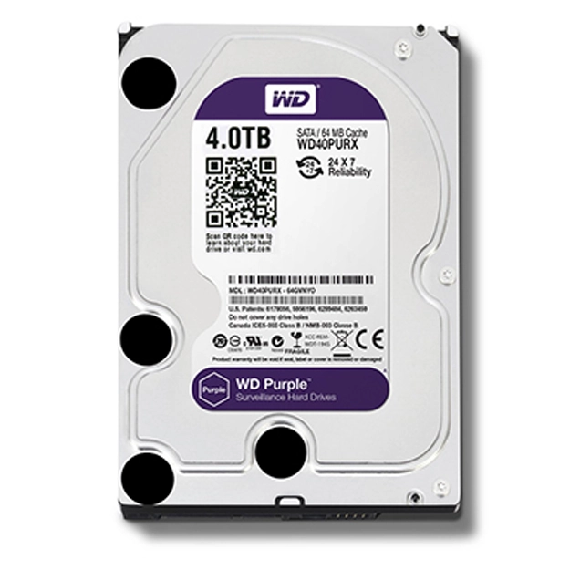 WD Purple HDD 4TB WD40PURX qattiq diski sotib olish
