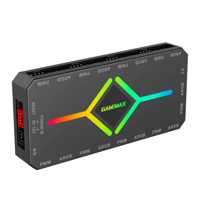 Ventilyator kontrolleri Gamemax V4.0 PWM A-RGB BL arzon