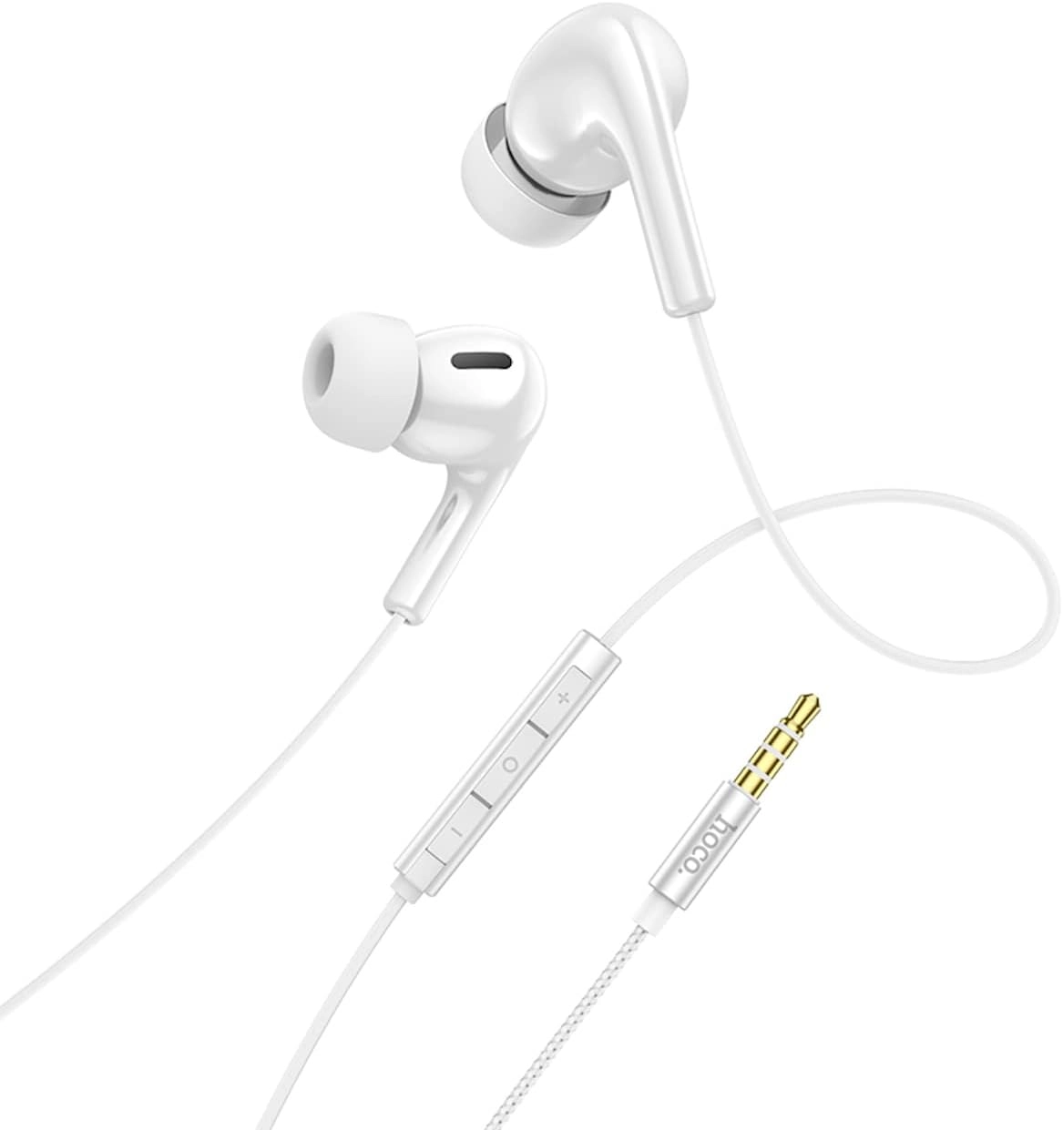 Проводные наушники Hoco M91, белые купить