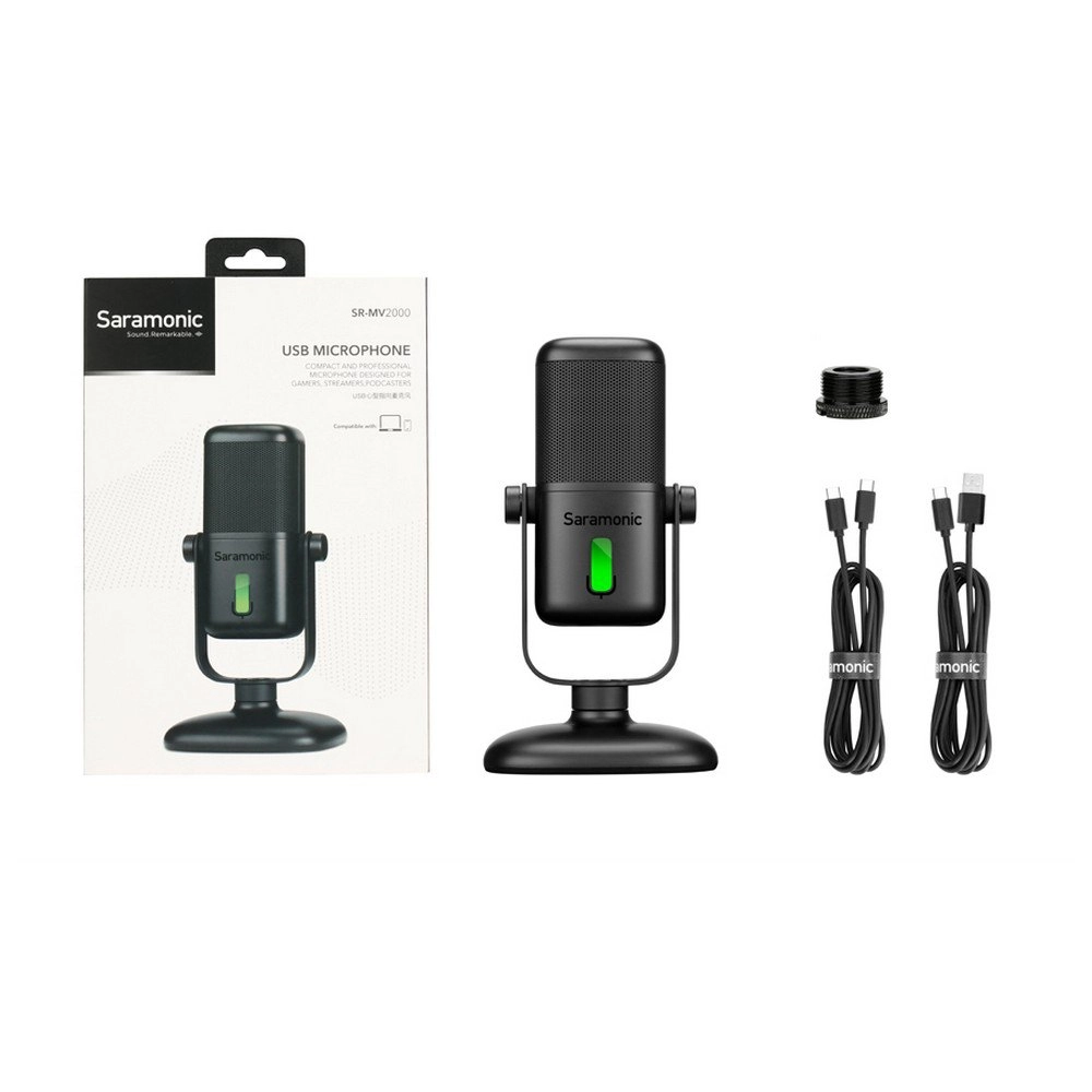 Конденсаторный USB микрофон Saramonic SR-MV2000 недорого