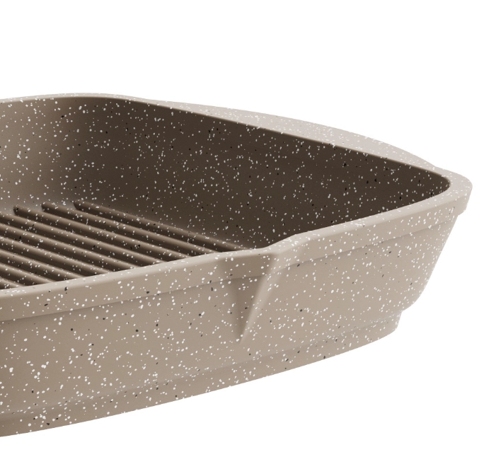 Сковорода Мечта квадрат несъемной ручкой и крышкой jigarrang (24см) рассрочка