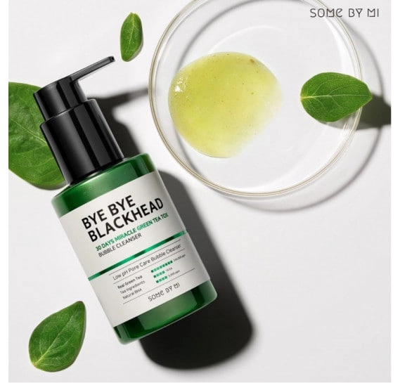 ПЕНКА ДЛЯ УМЫВАНИЯ -Some By MI  AHA-BHA-PHA  bye bye Black head 30 day Green tea Tox  Bubble Cleanser в Узбекистане