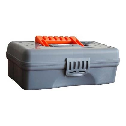 Органайзер HOBBY BOX 12 серо-свинцовый/ оранжевый недорого