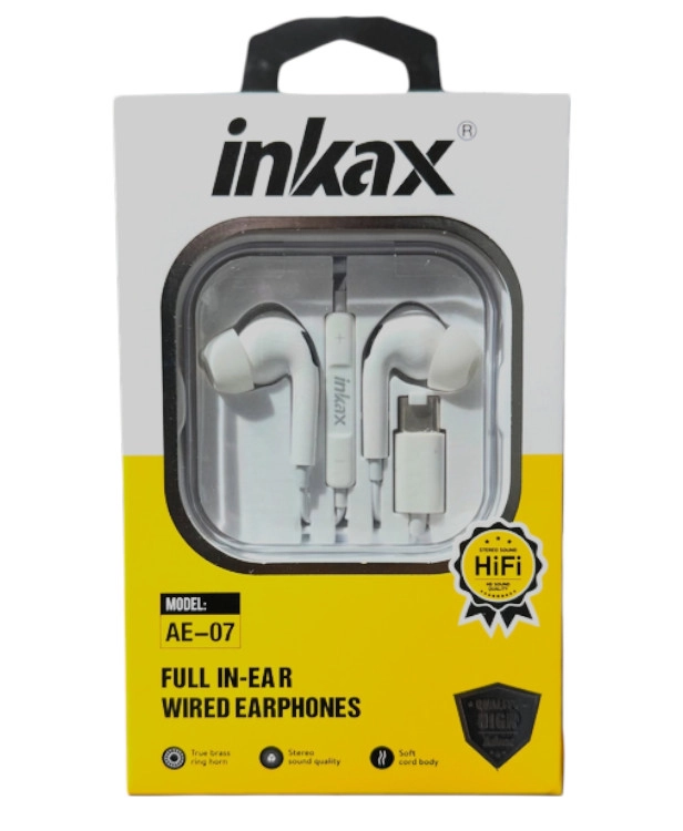 Проводные наушники Inkax AE-07 Full in-ear Wired Headphones Type-C недорого
