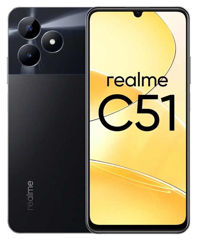 Смартфон Realme C51 4/128GB Чёрный купить