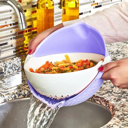 Миска-сито для мытья фруктов и овощей (круглый) купить