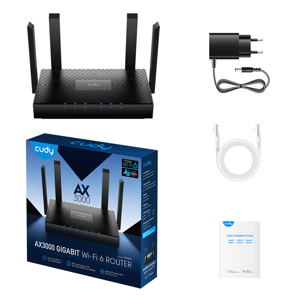 Wi-Fi router Cudy WR3000 narxi