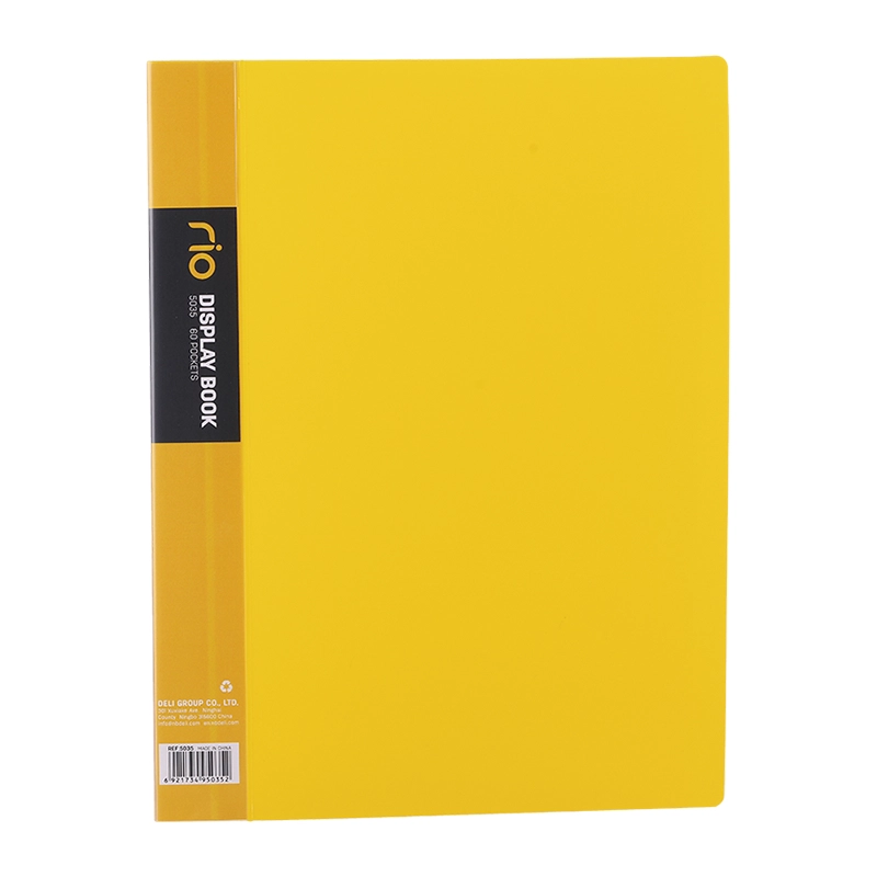 "Rio Display Book A4" nomli 60 varaqli hujjatlar va kanselariya buyumlari uchun jild (Yellow) sotib olish