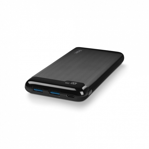 Ttec PowerSlim LCD PD 1000 Mah qora tashqi akkumulyatori arzon
