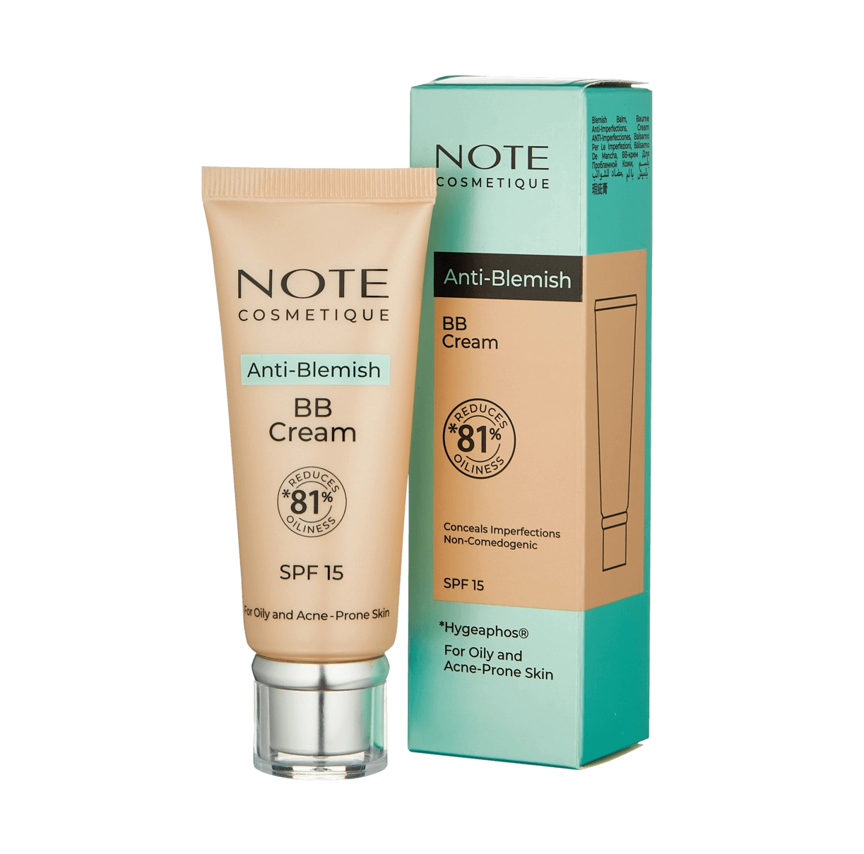 Tonal kremi NOTE BB CREAM ANTI BLEMISH 01 (30 ml) sotib olish