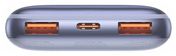 Внешний аккумулятор Baseus Power Bank 10000mAh 20W Purple в Узбекистане