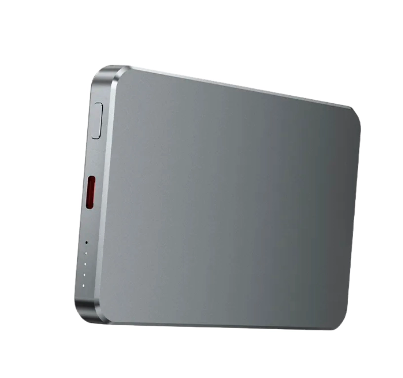 Внешний аккумулятор Powerbank с беспроводной зарядкой Keephone Lucci PB34 MagSafe 10000 mah синий - фото №4 Внешний аккумулятор Powerbank с беспроводной зарядкой Keephone Lucci PB34 MagSafe 10000 mah синий в Узбекистане