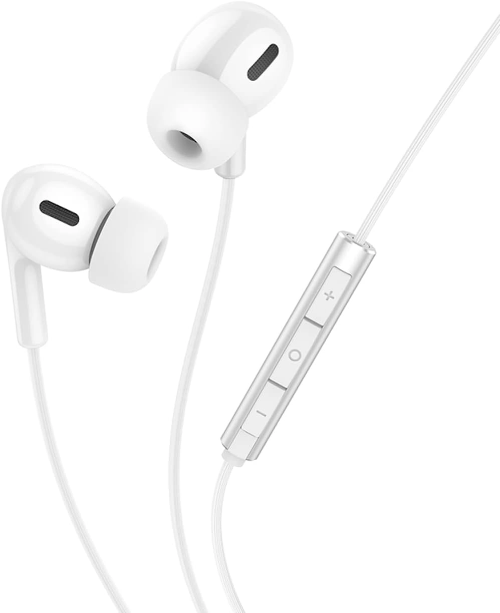 Проводные наушники Hoco M91, белые в Узбекистане