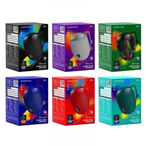 Беспроводная Bluetooth колонка Borofone BR6 Miraculous (Peacock Blue) в Узбекистане