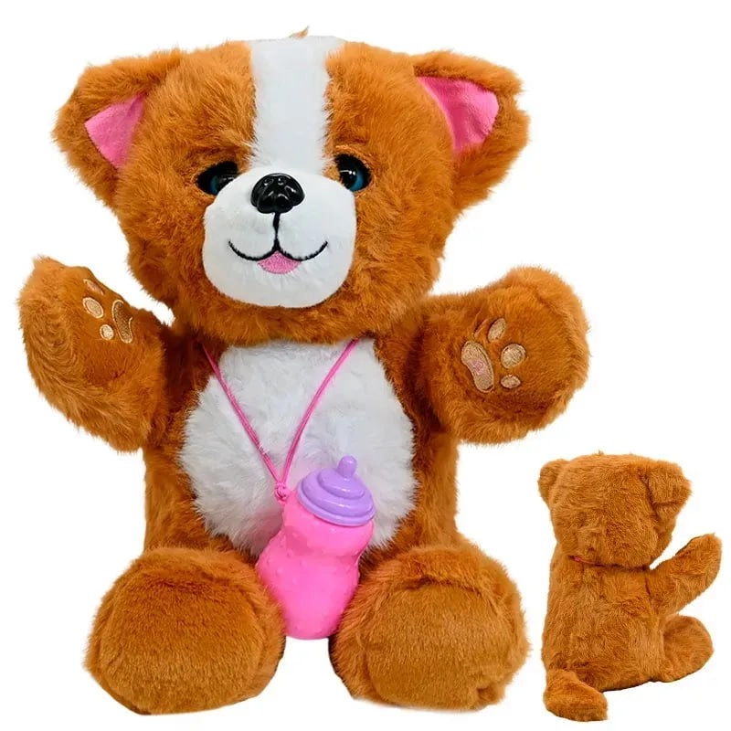 Интерактивная музыкальная мягкая игрушка Pet Fluffy, Brown в Узбекистане