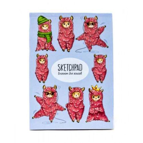 Скетчпад А5. Ламы купить