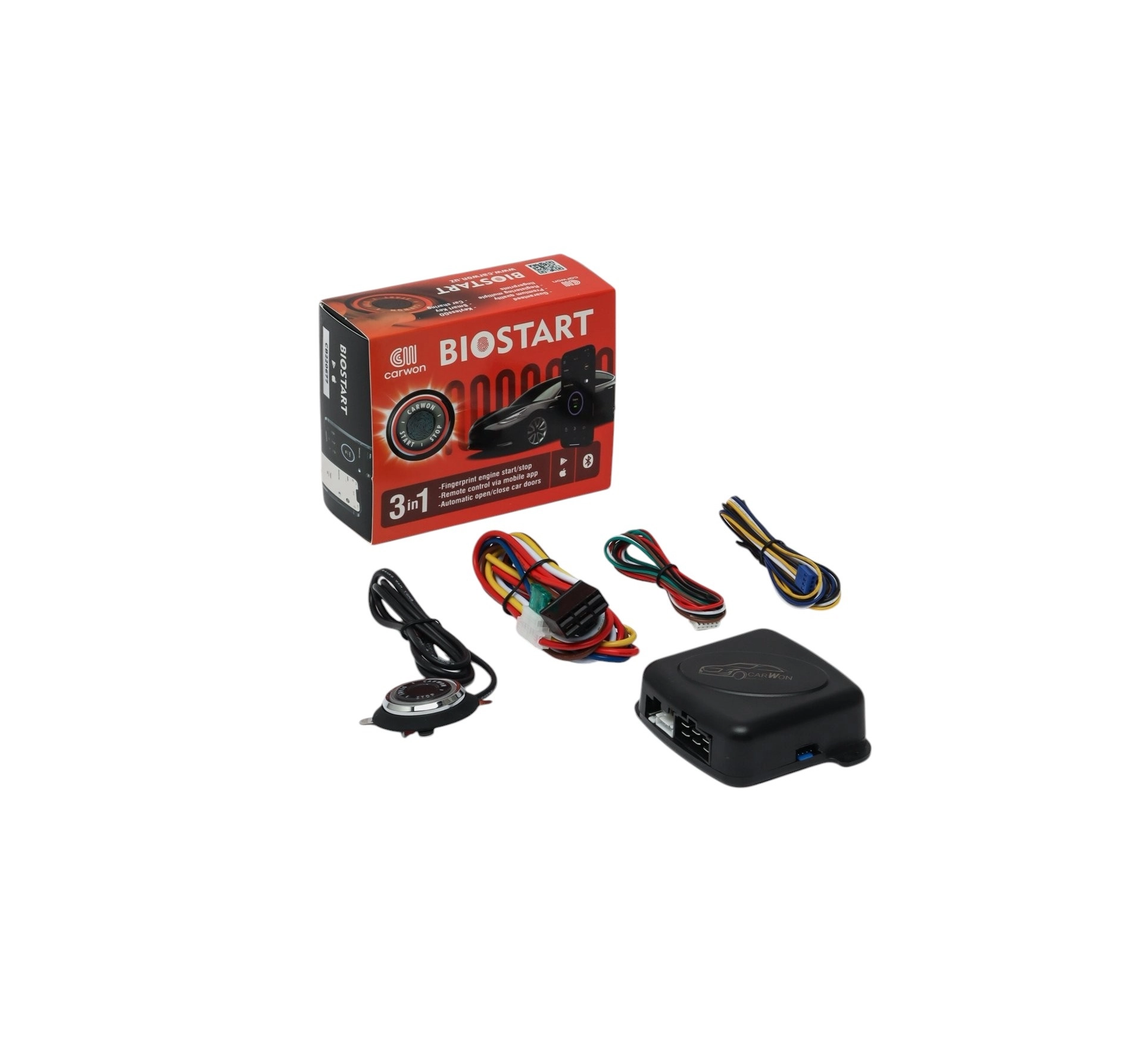Carwon - Biostart telefon va barmoq izi orqali avtomobilni boshqarish tizimi sotib olish