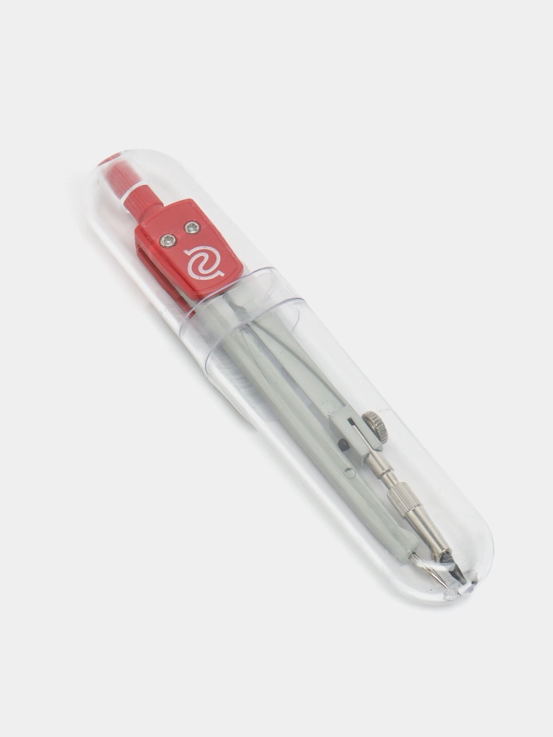 Циркуль в пластиковом пенале, Red купить