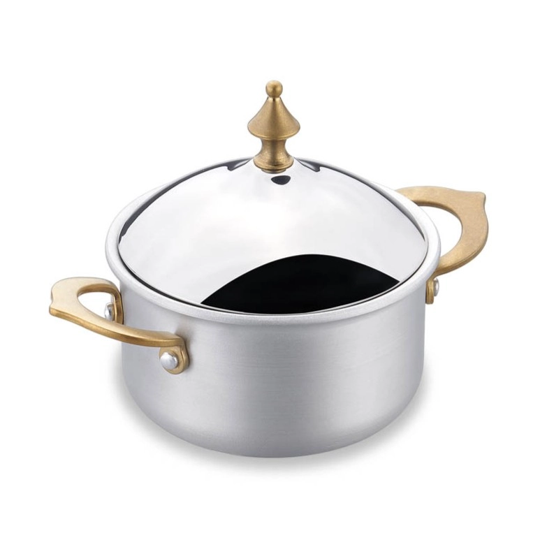 Кастрюля Korkmaz Hanedan 10 см 0.45 л , нержавеющая сталь, многослойное капсульное дно (A2972) , White купить