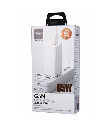 Remax RP-U50 65W oq zaryadlash qurilmasi onlayn