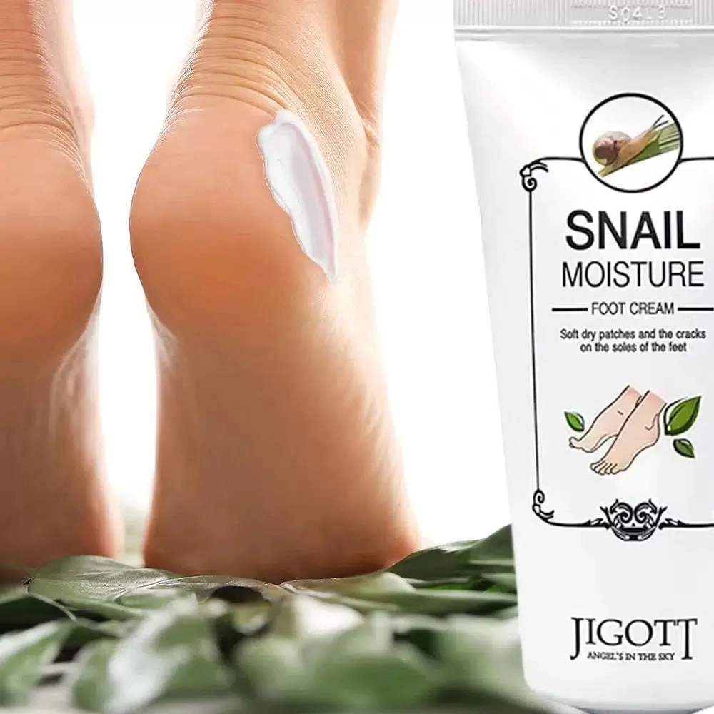 Крем для ног Jigott  Foot Cream Snail 100ml недорого