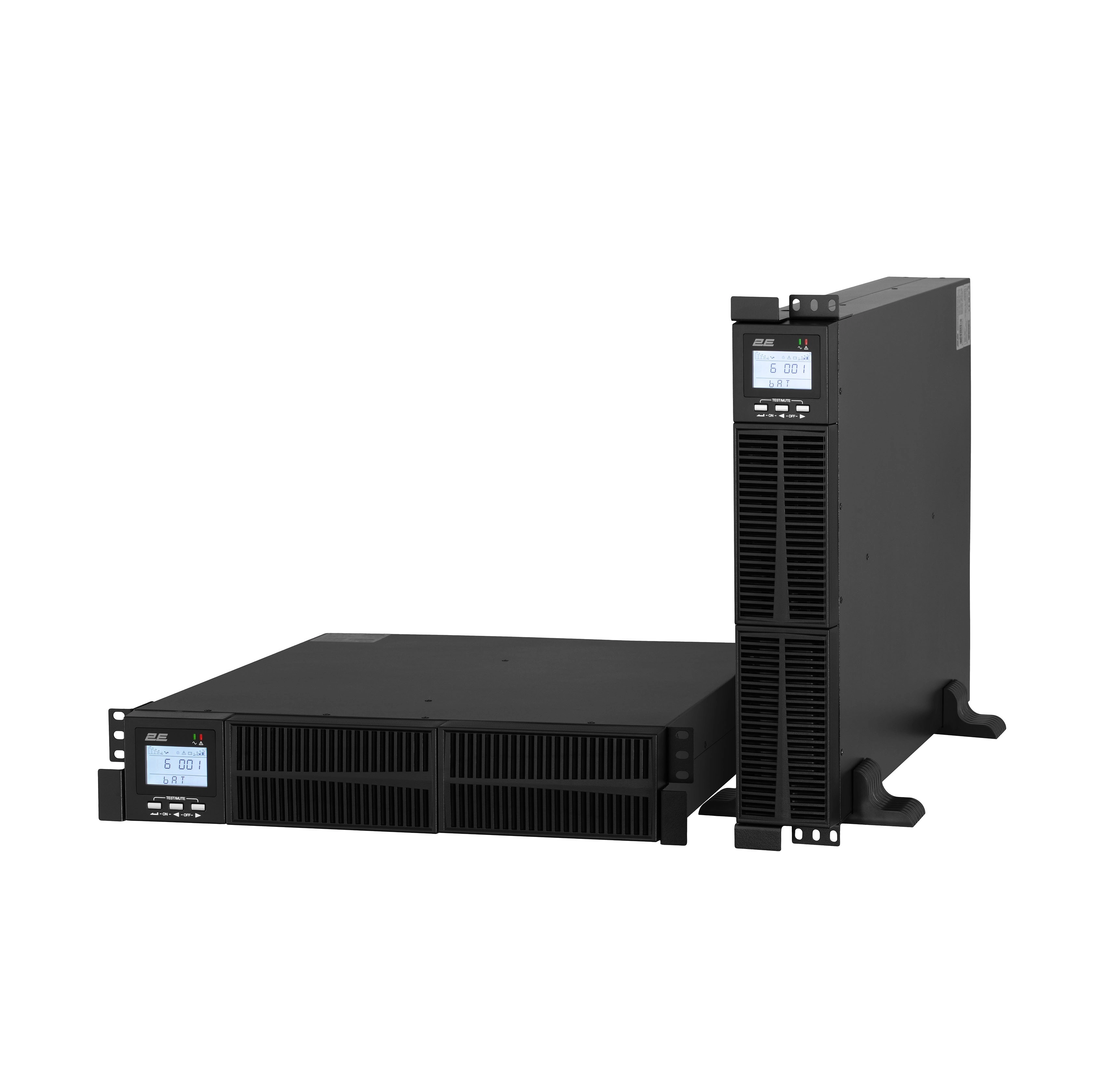 Источник бесперебойного питания 2E OD3000RT, 3000VA/2700W, RT2U, LCD, USB, 3XSCHUKO 2E-OD3000RT купить