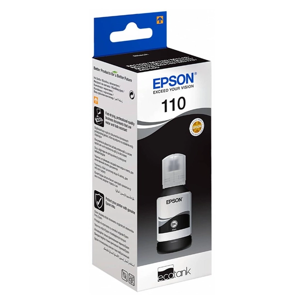 Чернила Epson 110 EcoTank Black купить